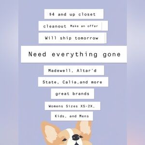 Closet Cleanout Today at 10:30am ET